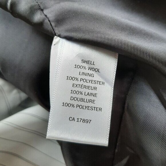 BANANA REPUBLIC 100% Wool Tailored Fit Blazer Jacket Gray Men's Sz 42 R - Picture 13 of 15